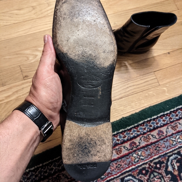 Prada Mens Leather Boots - Picture 4 of 6